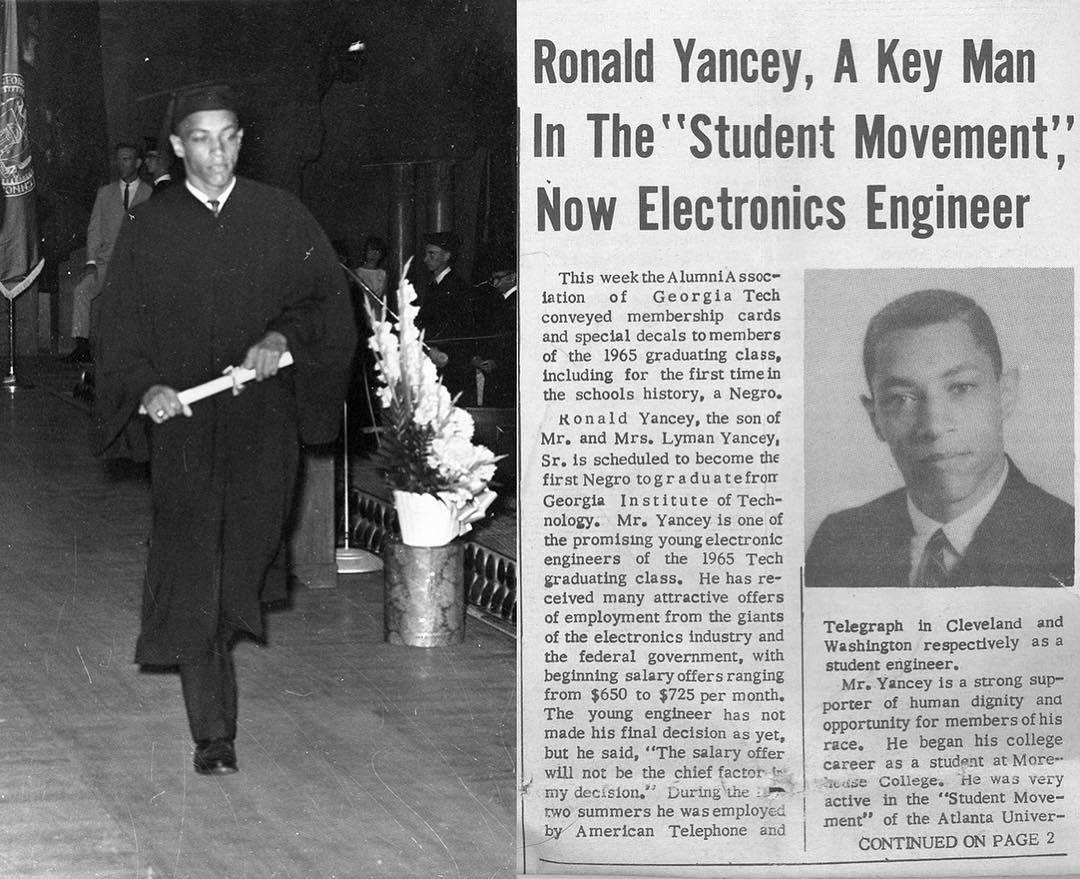 Ronald Yancey: The First Black Graduate at Georgia Tech Institute